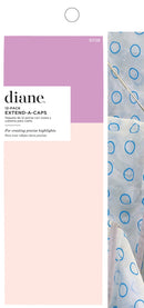 Diane Extend-A-Cap – Salon Hair Caps with Metal Hook for Highlights – Pack of 12 – Clear – Extra Large – D730 Diane