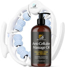 Frankincense Essential Massage Oil for Scars, Stretch Marks & Fine Lines, Firming, Hydrating, Smoothing & Calming Formula with Collagen, Stem Cells, Lavender & Grapefruit, 8 fl oz, by M3 Naturals Infinity Warehouse