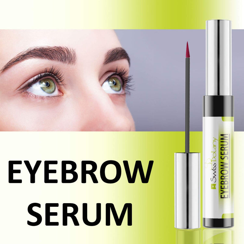 Swiss Botany Eyebrow Serum, Regrow, Enhance and Nourish Existing Eyebrows, Noticeable Results within Two Weeks, Easy to Use, All Skin Types Swiss Botany