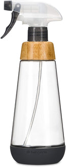 Full Circle Service 16-Ounce Multi-use Refillable Glass Spray Bottle, Gray Full Circle