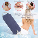 EvridWear Exfoliating Back Scrubber with Handles Two Sides for Body Shower Deep Cleans Skin Massages Invigorating Blood Circulation Men Women One Size (Back Scrubber) Evridwear