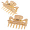 Camila Paris CP3047 French Hair Clip for Women, 1.5 inch Set of 2 Beige Girls Hair Claw Clips Jaw Fashion Durable Styling Hair Accessories for Women, Strong Hold No Slip Grip, Made in France Camila