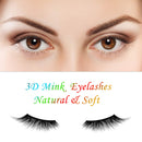 InBrave Fake Eyelashes Dramatic Look, 3D Mink False Lashes 5 Pairs, Faux Mink Eyelashes High Volume, Fluffy Lashes for Women Fake Lashes Resuable Bulk Wholesale InBrave Store