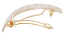 France Luxe Narrow Rectangle Volume Barrette - Alba France Luxe