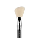 Sigma Beauty Travel Essential Trio - Makeup Brush Set for Foundation Powder Eyeshadow - 3 Tool Brushes with Brush Tin Holder - Skin Safe, Vegan Makeup Brushes for Travel - Black Infinity Warehouse