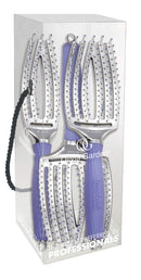 Olivia Garden Finger Brush Scalp-Hugging & Vented Paddle Hair Brush (3-Piece Kit) Olivia Garden