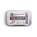 Duke Cannon Supply Co. Solid Cologne for Men Bay Rum (Citrus Musk, Cedarwood, Island Spice) - Concentrated Balm, Travel-Friendly Convenient Tin, 1.5 oz Infinity Warehouse