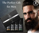 Scented Beard Oil Variety Pack of 4 - Natural Citrus, Vanilla, Sandalwood, & Cedarwood Sampler Scents for Men - Softens & Conditions with Organic Tea Tree, Argan, & Jojoba Oils - Striking Viking Striking Viking