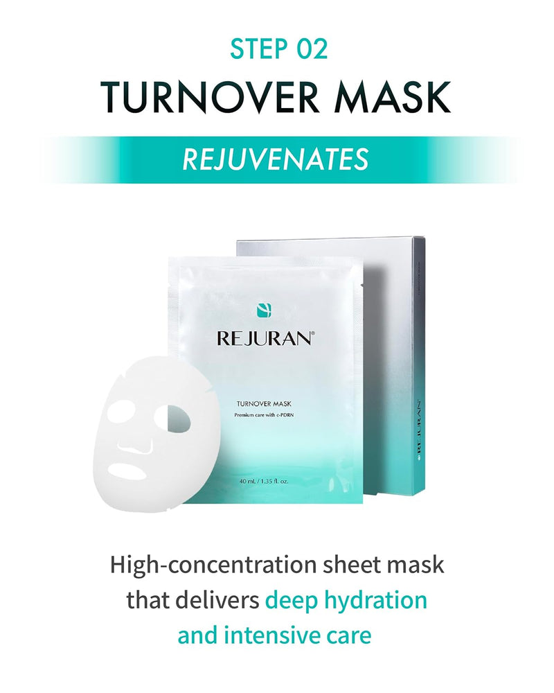 REJURAN® Total Aesthetic Skincare Set, c-PDRN® - Salmon DNA Rejuvenating Daily Skincare Kit for Anti-Aging, Firming & Deep Hydration. Gift Set for Radiant, Youthful Glass Skin. Korean Skincare. Infinity Warehouse