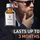 Beardoholic Premium Quality Beard Oil and Leave-in Conditioner, Softener - 100% Pure Organic Natural, Light Cedar Scent - Beard Growth and Stops Itchiness - Jojoba and Argan Oil Beardoholic
