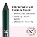 IT Cosmetics Superhero No-Tug Gel Eyeliner, Mystic Emerald - Enchanted Deep Green - Waterproof, Blendable Formula - Sharpenable Pencil - 0.042 oz It Cosmetics