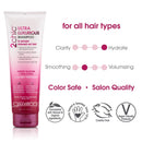 GIOVANNI 2chic Ultra Luxurious Shampoo, 8.5 oz. Cherry Blossom and Rose Petals, Enriched with Aloe Vera, Vitamin-Pro B5, Smooths Wavy & Curly Hair, Sulfate Free, No Parabens, Color Safe (Pack of 1) GIOVANNI