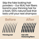 Hair Illusion 100% Natural Human Hair Fibers Not Synthetic for Men and Women, Premium Hair Building Formulation, Large, 38 g Bottle, Jet Black