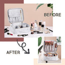 Stagiant Makeup Bag,Travel Makeup Bag, Makeup Organizer Bag for Women,Make up Case Cosmetic Brushes Toiletry Bags,Marble Stagiant