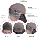 13x4 Blonde Lace Front Wigs Human Hair Pre Plucked Bleached Knots for Black Women Glueless Remy Brazilian HD Transparent Ombre Highlight Straight Lace Front Human Hair Wigs 150% Density(20 Inch, 4/27) TEMAN