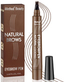 Eyebrow Tattoo Pen - iMethod Upgrade Microblading Eyebrow Pen, Eyebrow Makeup, Long Lasting, Waterproof and Smudge-proof, Dark Brown iMethod Store