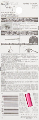 Maybelline New York Master Precise Skinny Gel Eyeliner Pencil, Refined Charcoal, 1 Count Maybelline New York