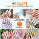 Modelones Gel Nail Polish Kit with U V Light 48W LED Nail Lamp Pastel Summer Gel Nail Kit Soak Off Gel Polish with Top and Base Coat French Manicure for Starters DIY Home Gifts for Women modelones