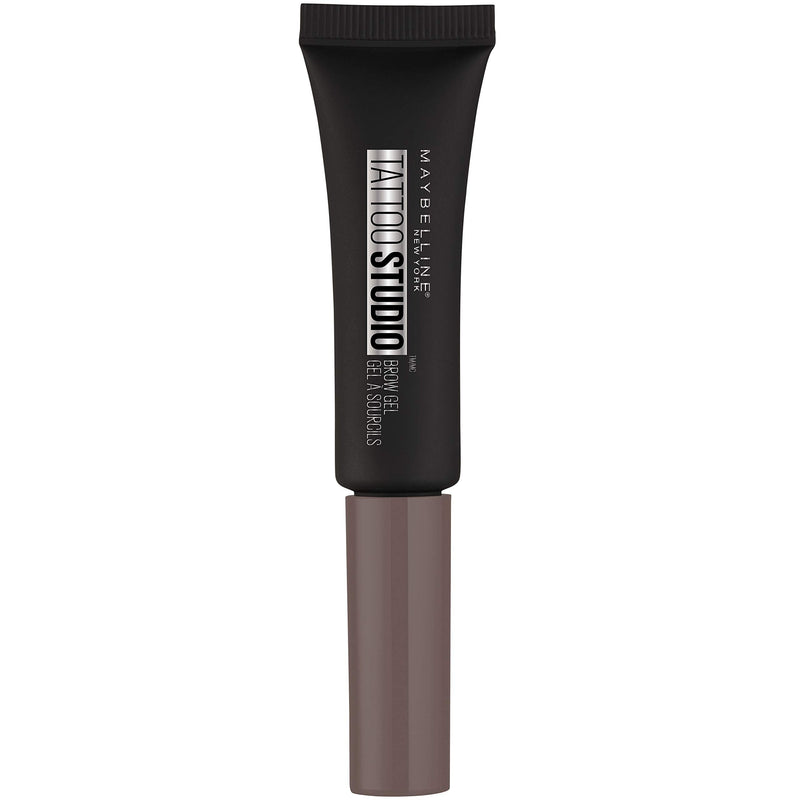Maybelline TattooStudio Waterproof Eyebrow Gel Makeup, Medium Brown, 0.23 Fl Oz (Pack of 1) Maybelline New York