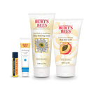 Burt’s Bees Holiday Gift, 4 Face Care Stocking Stuffer Products, Skin Care Essentials Set - Deep Cleansing Cream, Deep Pore Scrub, Hydrating Overnight Mask & Vanilla Bean Lip Balm (Old Version) Burt's Bees