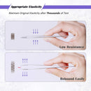 LANKIZ Eyelash Extension Tweezers Set 5 PCS for Volume Lash Extensions Stainless Steel Straight and Curved Tips Eyelash Tweezers for Extensions Isolation Fanning Applicator -Silver LK LANKIZ