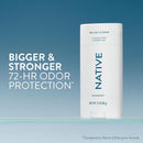 Native Aluminum Free Deodorant, Sea Salt & Cedar, Large Size Stick, 72 Hour Odor Control, for Women & Men, Contains Naturally Derived Ingredients, 3.1 oz Infinity Warehouse