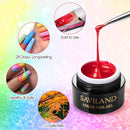 Saviland Builder Gel Kit - 12 Colors Neon Nail Extension Gel Nail Enhancement Manicure Set with Nail Forms and 3pcs Brush All-in-one Set Easy DIY Nail Art for Beginners and Professional Saviland Store