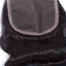 QTHAIR 12A Grade Peruvian Loose Deep Wave Human Hair 100% Unprocessed Peruvian Virgin Human Hair (10", 4x4 Closure) QTHAIR