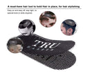 TRU BARBER HAIR GRIPPERS 3 COLORS BUNDLE PACK 6 PCS for Men and Women - Salon and Barber, Hair Clips for Styling, Hair holder Grips (Black/Red/Black) TRU BARBER