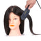 SOPHIRE 100% Real Hair Mannequin Head with Stand, Hairdressers' Practice Training Head and Cosmotology Doll Head for Hairstyling and Braid - Natural Black SOPHIRE