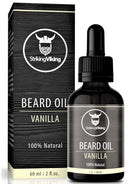 Vanilla Beard Oil (Large 2 oz.) - 100% Natural Beard Conditioner with Organic Tea Tree, Argan, and Jojoba Oil with Vanilla Scent - Softens, Smooths, and Strengthens Beard Growth by Striking Viking Striking Viking