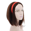 Dark Orange 1 Inch Satin Hard Headband Motique Accessories