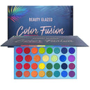 High Pigmented Makeup Palette Easy to Blend Color Fusion 39 Shades Metallic and Shimmers Eyeshadow Sweatproof and Waterproof Eye Shadows Rainbow Eyeshadow Palette MYUANGO