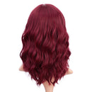 ENTRANCED STYLES Wine Red Wigs with Bangs for Women Synthetic Short Wavy Bob Wigs Wine Red Color 14 Inches Curly Wig Natural Looking ENTRANCED STYLES Store