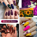 MEFA 23 Pcs Gel Nail Polish Set with Nice Box, Soak Off Nail Gel Collection with Glossy and Matte Top Coat Base Coat Manicure Nail Art Salon MEFA Store