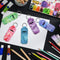 Beautyflier Clip-on Sleeve Chapstick Pouch Keychain Lipstick Holder Elastic Lip Balm Holder Travel Accessories (Style H (5 PCS)) Beautyflier