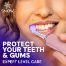 SNOW LED Electric Toothbrush Gen 2 – Rechargeable Electronic Brush for Adults – Sonic Technology w/LED Light Whitening & Cleaning Powered for Oral Routine Coastal Sunset Pink Gen2 Infinity Warehouse