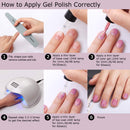 Makartt 20PCS 15ML Nail Art Foil Glue Gel with 2.5cm100cm Starry Sky Star Foil Stickers Set Nail Transfer Tips Manicure Art DIY 24 PCS 8ML Pastel Gel Nail Colors Gel Makartt