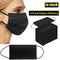 500PCS 3 ply black disposable masks filter mask NNPCBT