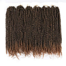 Passion Twist Hair 18 Inch Pre twisted Crochet Hair 6 Packs Pre-Looped Passion Twists Crochet Braids Ombre Color Made of Bohemian Hair Synthetic Braiding Hair Extensions for Black Women (18Inch,T27) VIOLET