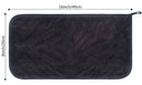 SUNLAND Microfiber Face Makeup Remover Cloths Reusable Facial Cleaning Towel Ultra Soft Washcloths 8inchx16inch，Black 6 Pack SUNLAND