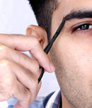 Utopia Care Curved and Rounded Facial Hair Scissors for Men - Mustache, Nose Hair & Beard Trimming Scissors, Safety Use for Eyebrows, Eyelashes & Ear Hair-Professional Stainless Steel (Black) Utopia Care