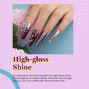Beetles Pink Purple Gel Nail Polish Brown Glitter Gel Nail Polish Nail Gel Polish Manicure Set Soak Off Gel Nail Polish Kit Designs DIY Home beetles Gel Polish Store