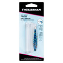 Tweezerman Mini Slant Tweezer - Tweezers for Eyebrows, Travel Tweezers for Eyebrows, Facial Hair, Ingrown Hair (Geometric Pattern) Tweezerman