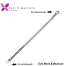Beaute Galleria 4 Pieces Blackhead Remover Pimple Extractor Popper Bend Curved Tweezers for Acne Comedone Blemish Whitehead Zit Removal Tool Kit with Instructions BEAUTÉ GALLERIA