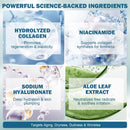 Botanical Stem Cell Ampoule for Face, Microneedling Serum, 2 Count | Hydrating facial serum ampoules for use with or without microneedling to improve the appearance of fine lines and dry skin Infinity Warehouse