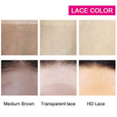 UNice Hair HD 5x5 Lace Closure Deep Parting Brazilian Body Wave Invisible Knots, 100% Human Hair Transparent Lace Closure Pre Plucked Natural Color 18inch UNICE Store