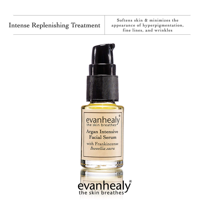 evanhealy Argan Intensive Facial Serum | Handcrafted Argan Oil with Organic Essential Oils | Nourishing & Rejuvenating Treatment for All Skin Types evanhealy