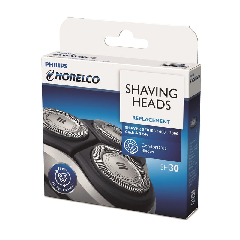 Philips Norelco SH30/52 Replacement Head for Series 1000, 2000, 3000 Shavers and S738 Click and Style Philips Norelco