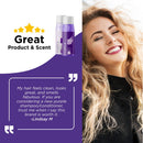 Purple Shampoo and Conditioner for Blonde Hair - Sulfate Free Purple Shampoo for Brassy Hair and Color Conditioner Hair Toner for Brassiness - Blonde Shampoo for Color Treated Hair with Argan Oil Maple Holistics Store